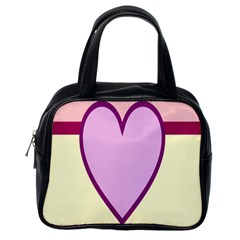 Cute Gender Gendercute Flags Love Heart Line Valentine Classic Handbags (One Side)