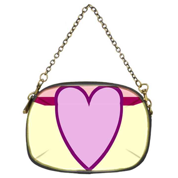 Cute Gender Gendercute Flags Love Heart Line Valentine Chain Purses (Two Sides) 