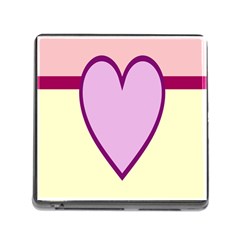 Cute Gender Gendercute Flags Love Heart Line Valentine Memory Card Reader (Square)