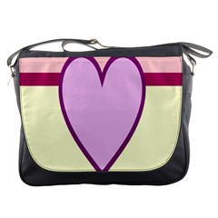 Cute Gender Gendercute Flags Love Heart Line Valentine Messenger Bags