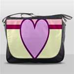 Cute Gender Gendercute Flags Love Heart Line Valentine Messenger Bags Front