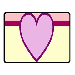 Cute Gender Gendercute Flags Love Heart Line Valentine Double Sided Fleece Blanket (Small) 