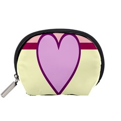 Cute Gender Gendercute Flags Love Heart Line Valentine Accessory Pouches (Small) 