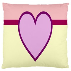 Cute Gender Gendercute Flags Love Heart Line Valentine Standard Flano Cushion Case (Two Sides)