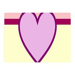 Cute Gender Gendercute Flags Love Heart Line Valentine Double Sided Flano Blanket (Mini) 