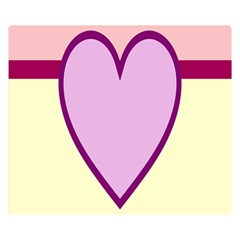 Cute Gender Gendercute Flags Love Heart Line Valentine Double Sided Flano Blanket (Small) 