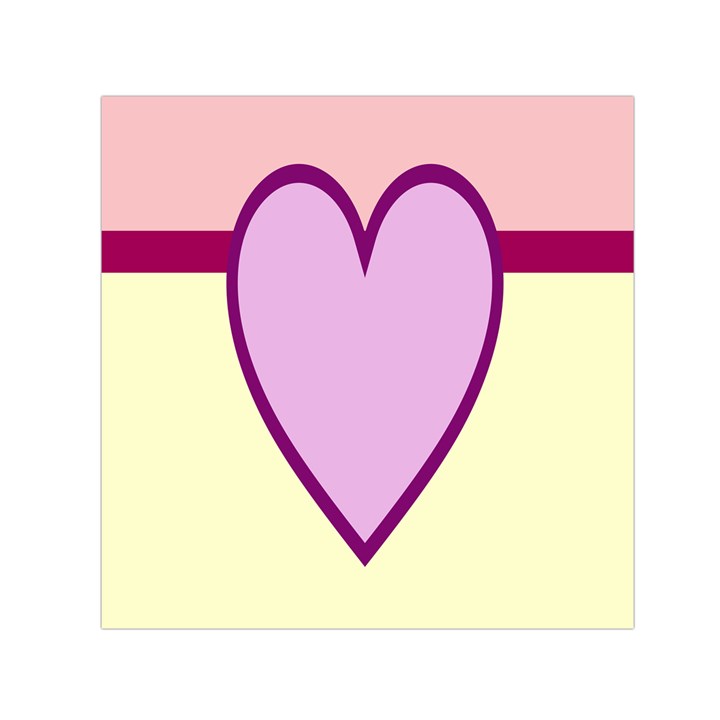 Cute Gender Gendercute Flags Love Heart Line Valentine Small Satin Scarf (Square)