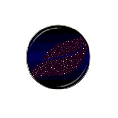 Contigender Flags Star Polka Space Blue Sky Black Brown Hat Clip Ball Marker (10 Pack) by Mariart