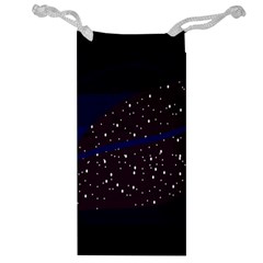 Contigender Flags Star Polka Space Blue Sky Black Brown Jewelry Bag