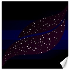 Contigender Flags Star Polka Space Blue Sky Black Brown Canvas 12  X 12  