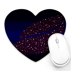 Contigender Flags Star Polka Space Blue Sky Black Brown Heart Mousepads by Mariart