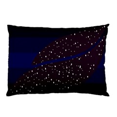 Contigender Flags Star Polka Space Blue Sky Black Brown Pillow Case by Mariart