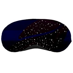 Contigender Flags Star Polka Space Blue Sky Black Brown Sleeping Masks by Mariart