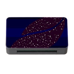 Contigender Flags Star Polka Space Blue Sky Black Brown Memory Card Reader With Cf by Mariart