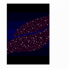 Contigender Flags Star Polka Space Blue Sky Black Brown Large Garden Flag (two Sides)