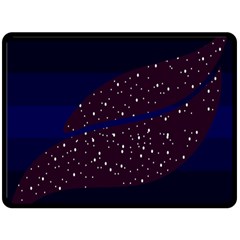 Contigender Flags Star Polka Space Blue Sky Black Brown Double Sided Fleece Blanket (large)  by Mariart