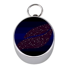 Contigender Flags Star Polka Space Blue Sky Black Brown Mini Silver Compasses by Mariart