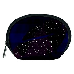 Contigender Flags Star Polka Space Blue Sky Black Brown Accessory Pouches (medium) 