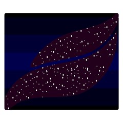 Contigender Flags Star Polka Space Blue Sky Black Brown Double Sided Flano Blanket (small)  by Mariart