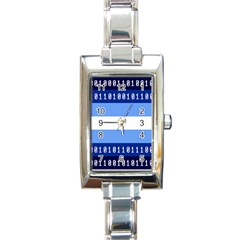 Digigender Cute Gender Gendercute Flags Rectangle Italian Charm Watch