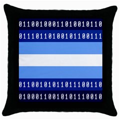 Digigender Cute Gender Gendercute Flags Throw Pillow Case (black) by Mariart