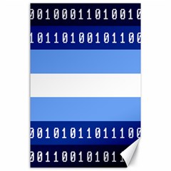 Digigender Cute Gender Gendercute Flags Canvas 24  X 36 