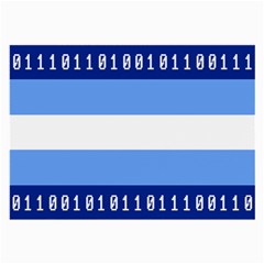 Digigender Cute Gender Gendercute Flags Large Glasses Cloth (2-side) by Mariart