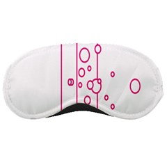 Deep Clean Bubbel Door Pink Polka Circle Sleeping Masks by Mariart