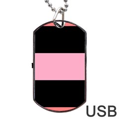 Domgirl Playgirl Dog Tag Usb Flash (one Side) by Mariart