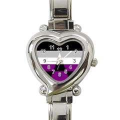 Dissexual Flag Heart Italian Charm Watch by Mariart