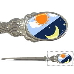 Day Night Moon Stars Cloud Stars Letter Openers by Mariart