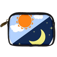 Day Night Moon Stars Cloud Stars Digital Camera Cases by Mariart