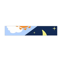 Day Night Moon Stars Cloud Stars Flano Scarf (mini) by Mariart