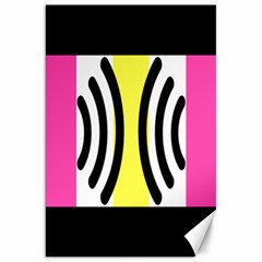 Echogender Flags Dahsfiq Echo Gender Canvas 20  X 30   by Mariart