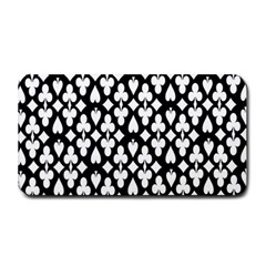 Dark Horse Playing Card Black White Medium Bar Mats by Mariart