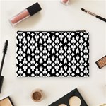 Dark Horse Playing Card Black White Cosmetic Bag (Medium)  Back