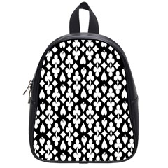 Dark Horse Playing Card Black White School Bags (small)  by Mariart