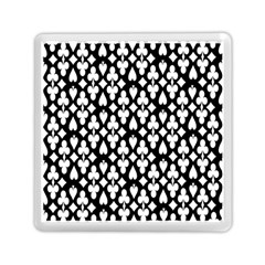 Dark Horse Playing Card Black White Memory Card Reader (square)  by Mariart