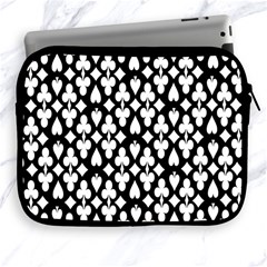 Dark Horse Playing Card Black White Apple Ipad 2/3/4 Zipper Cases by Mariart