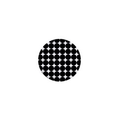 Dotted Pattern Png Dots Square Grid Abuse Black 1  Mini Buttons