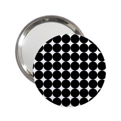 Dotted Pattern Png Dots Square Grid Abuse Black 2 25  Handbag Mirrors