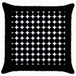 Dotted Pattern Png Dots Square Grid Abuse Black Throw Pillow Case (Black) Front