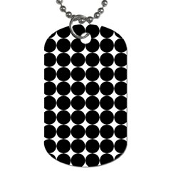 Dotted Pattern Png Dots Square Grid Abuse Black Dog Tag (two Sides) by Mariart