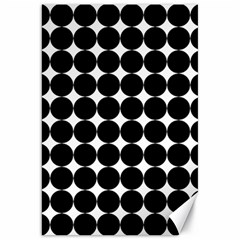 Dotted Pattern Png Dots Square Grid Abuse Black Canvas 20  X 30  