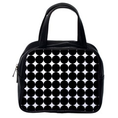 Dotted Pattern Png Dots Square Grid Abuse Black Classic Handbags (one Side) by Mariart