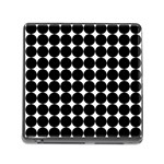 Dotted Pattern Png Dots Square Grid Abuse Black Memory Card Reader (Square) Front