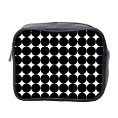 Dotted Pattern Png Dots Square Grid Abuse Black Mini Toiletries Bag 2-side by Mariart