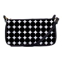 Dotted Pattern Png Dots Square Grid Abuse Black Shoulder Clutch Bags by Mariart