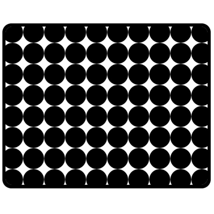 Dotted Pattern Png Dots Square Grid Abuse Black Double Sided Fleece Blanket (Medium) 