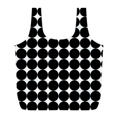 Dotted Pattern Png Dots Square Grid Abuse Black Full Print Recycle Bags (l)  by Mariart